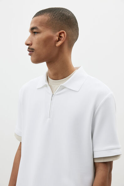 Slim Fit Zip-top polo shirt
