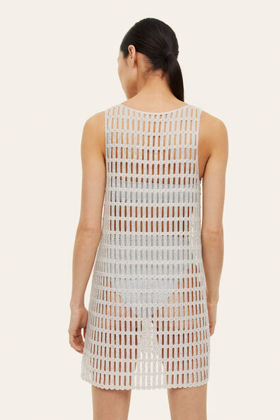 Embellished mini dress