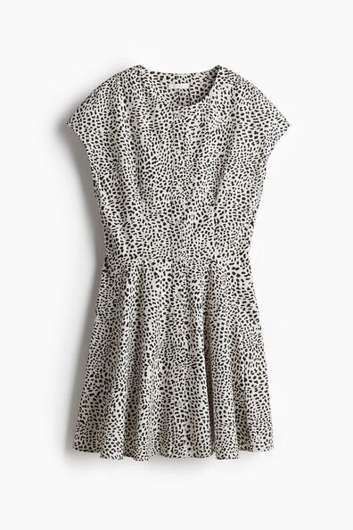 Button-front cotton dress