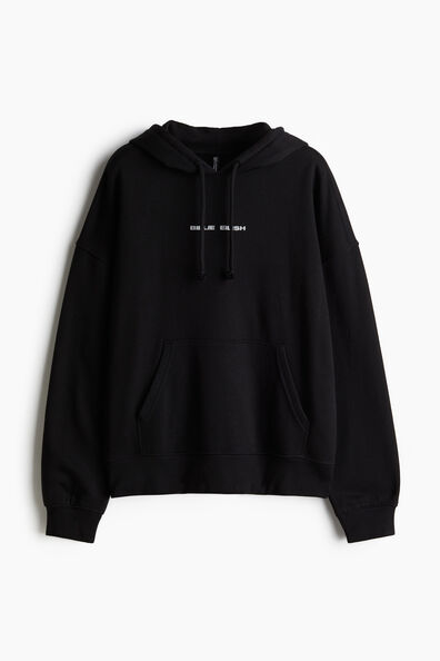 Oversized printed hoodie