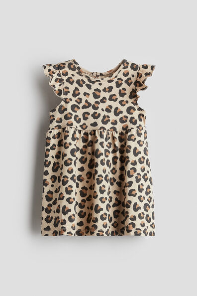 Printed cotton dress