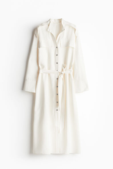 Image 39: Tie-belt dress