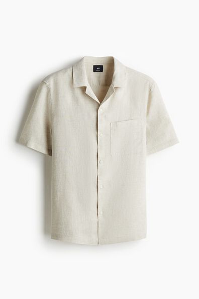 Regular Fit Linen resort shirt