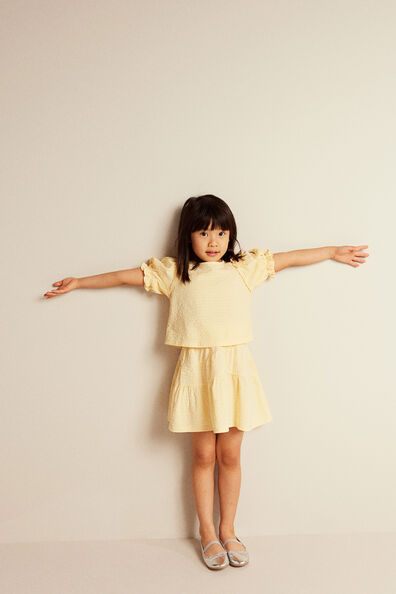 2-piece blouse and skirt set