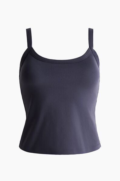 Integral-bra sports vest top with SoftMove™