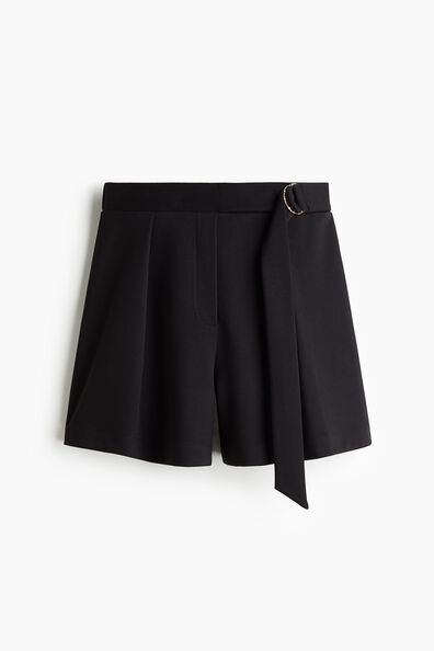 Belted shorts
