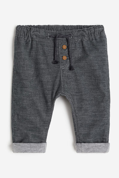 Fully lined corduroy trousers