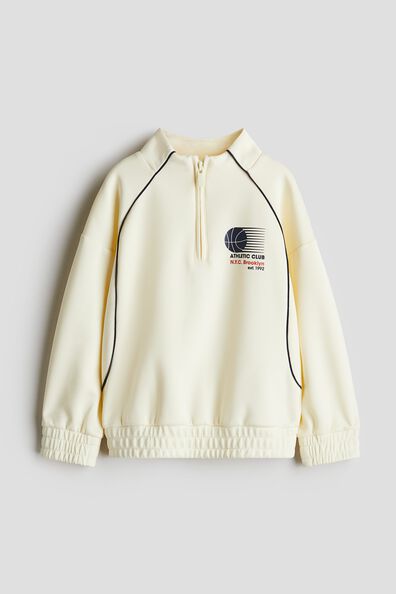 Zip-top sweatshirt