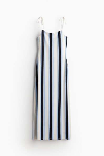 Tie-strap midi dress