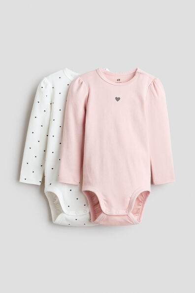 2-pack cotton bodysuits