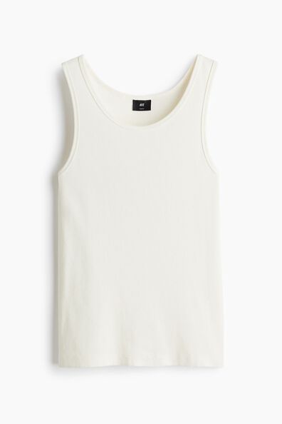 Slim Fit Ribbed vest top