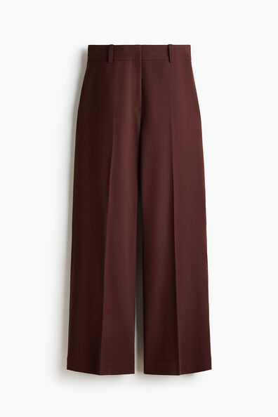 Wide tailored trousers