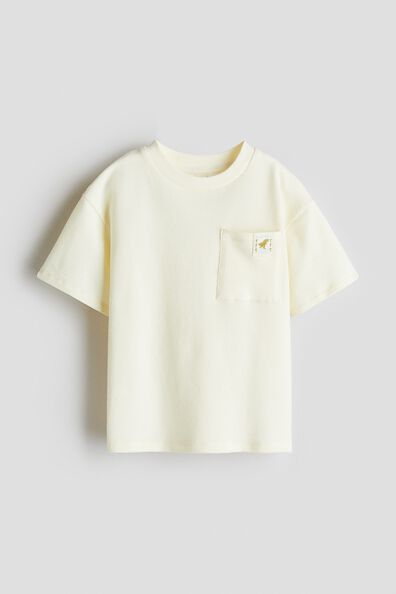 Jacquard-jersey cotton T-shirt