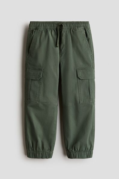 Cotton cargo joggers