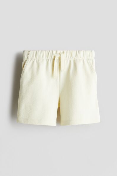 Textured jersey shorts