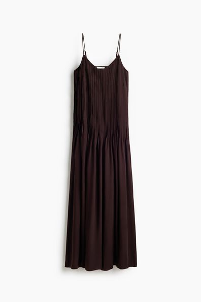 Pintucked modal dress