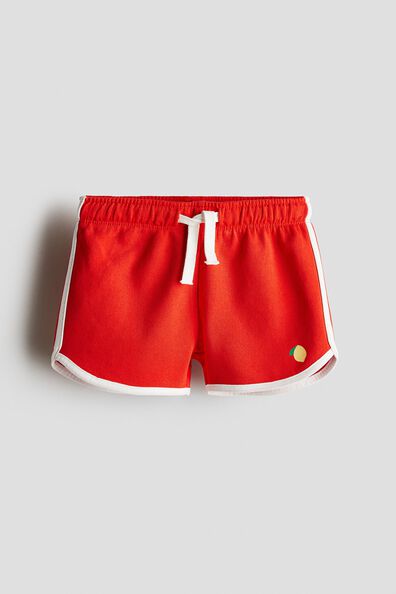 Cotton sweatshirt shorts