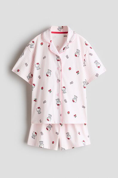 Printed cotton pyjamas
