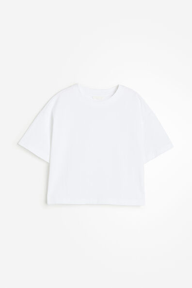 Boxy-style cotton T-shirt