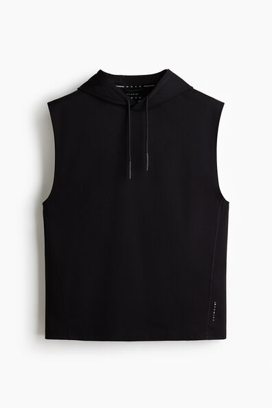 Regular Fit Sleeveless sports hoodie with DryMove™