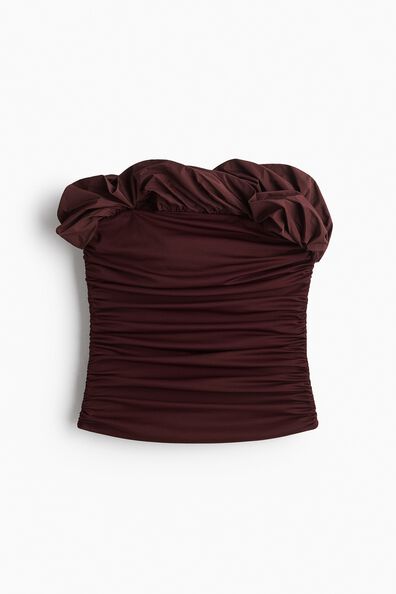 Draped tube top