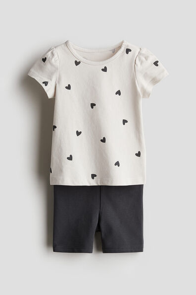 2-piece cotton jersey set