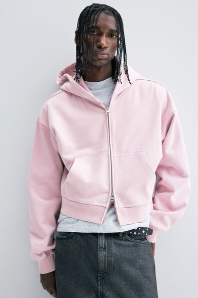 Oversized Fit Zip-through hoodie