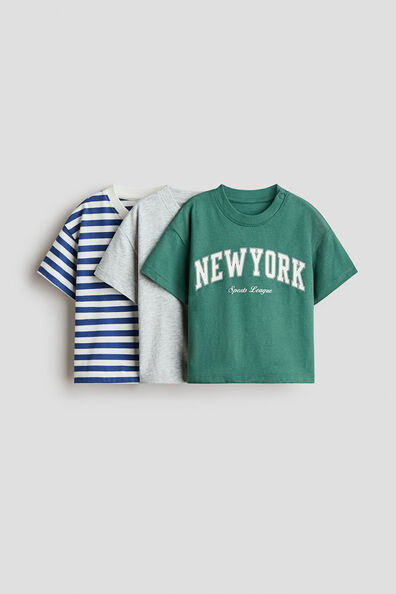 3-pack cotton T-shirts