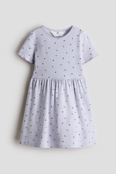 Printed cotton dress