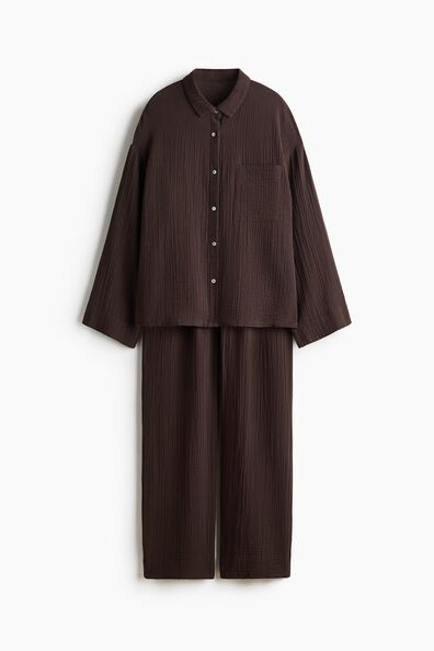 Cotton muslin pyjamas