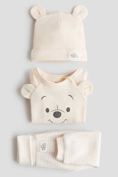 3-piece printed jersey set