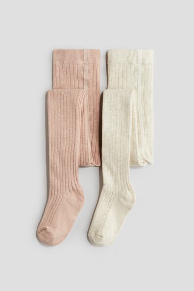 2-pack ribbed tights