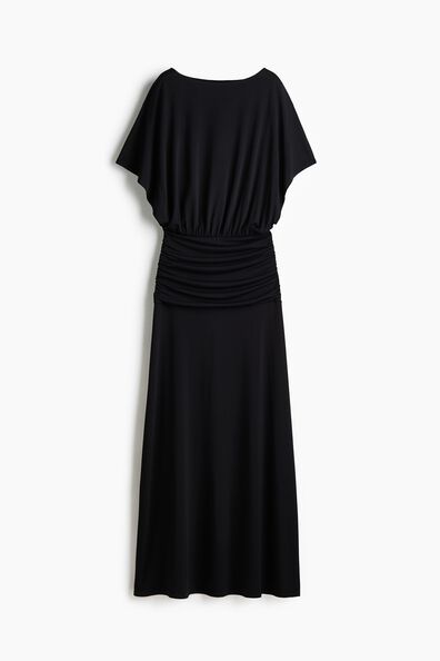 Draped maxi dress