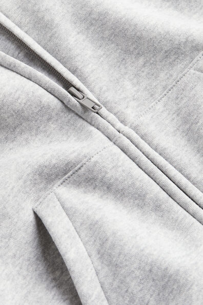 Zip-through hoodie