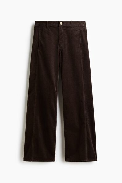 Wide corduroy trousers