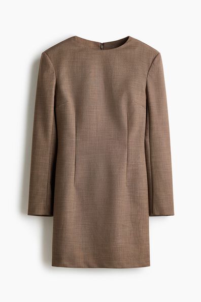 Shoulder-pad dress