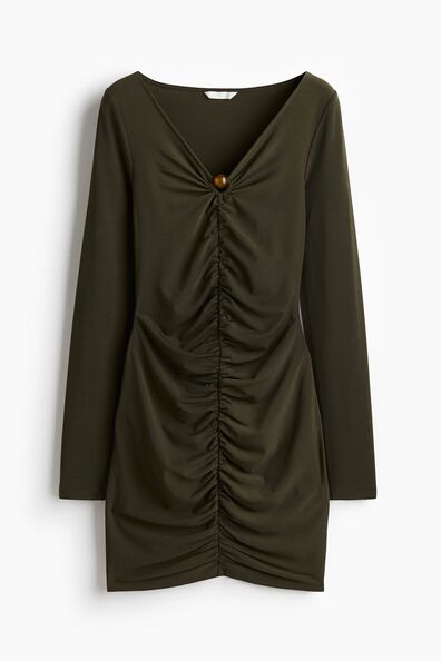 Draped mini dress
