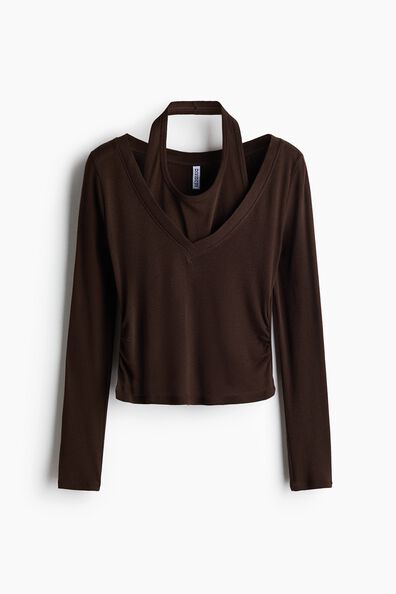 Layered cotton top