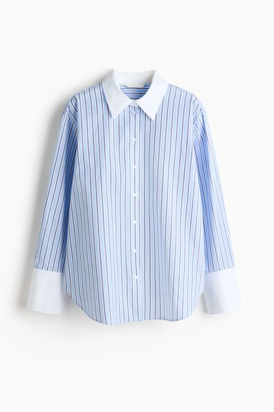 Cotton poplin shirt