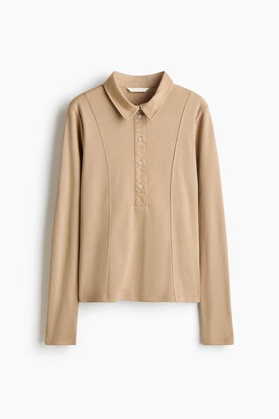 Fitted polo shirt