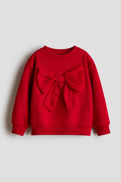 Bow-detail sweatshirt