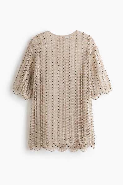 Crochet-look top