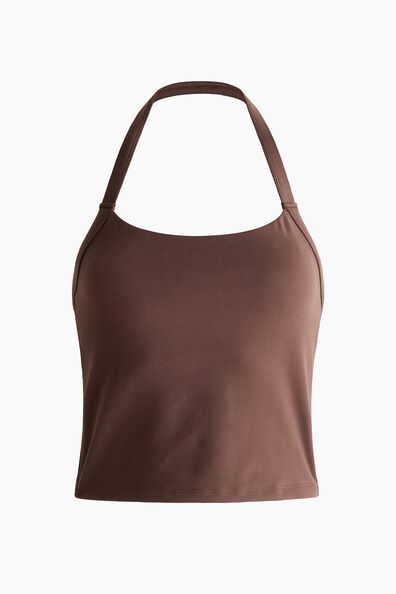 Halterneck sports vest top with SoftMove™