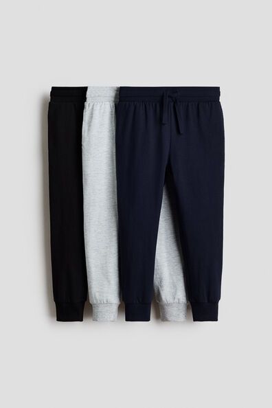 3-pack cotton joggers
