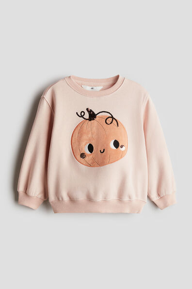 Motif-detail sweatshirt