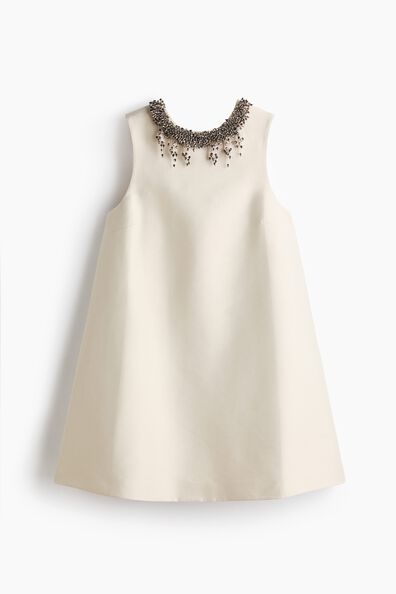 Embellished A-line dress