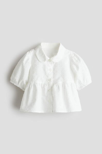 Cotton plumeti blouse
