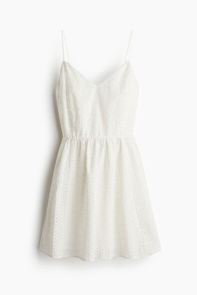 Broderie anglaise strappy dress