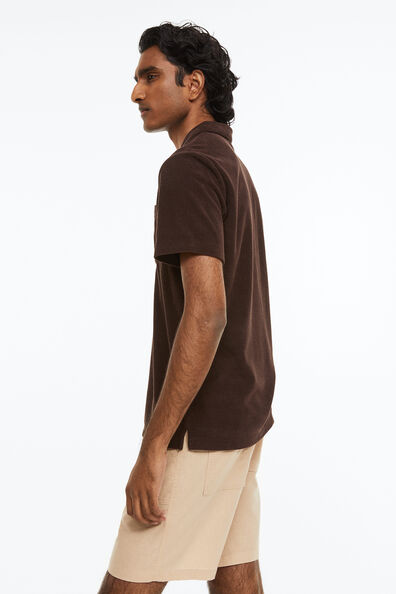 Relaxed Fit Linen-blend shorts