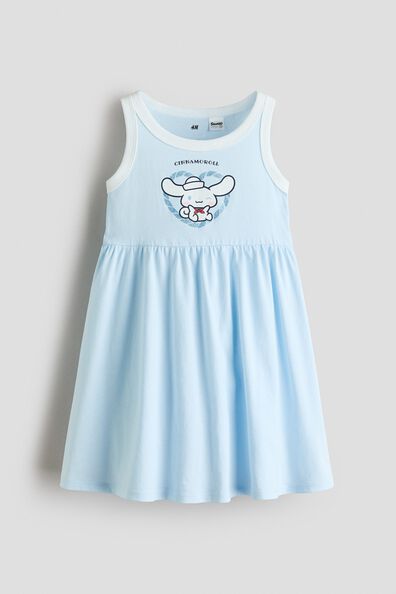 Printed cotton dress